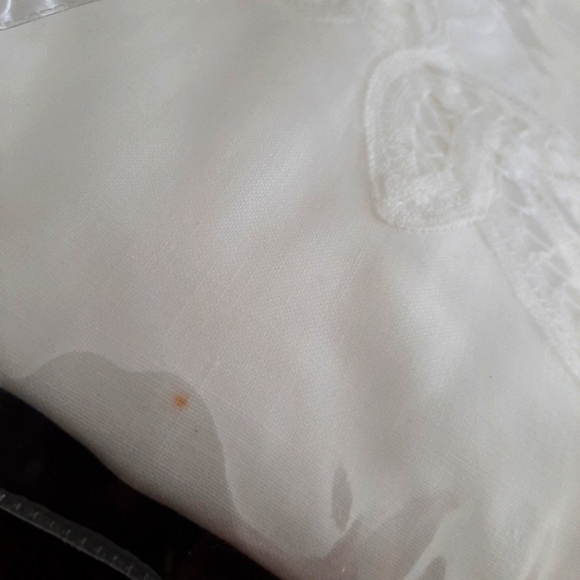 White Table Cloth Battenburg Lace Vintage NIB Oblong - Picture 6 of 10